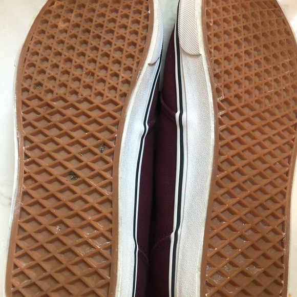 burgundy vans shoes size 12 - Picture 4 of 4